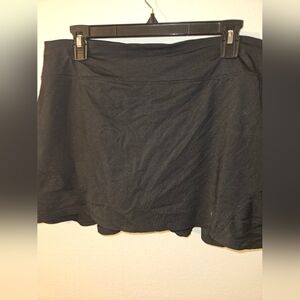 Lija Womans Black Tennis Skort